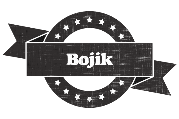 Bojik grunge logo