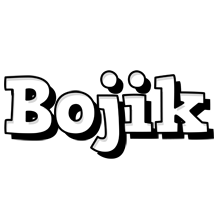 Bojik snowing logo