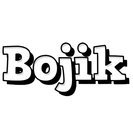 Bojik snowing logo