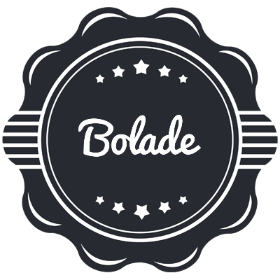 Bolade badge logo