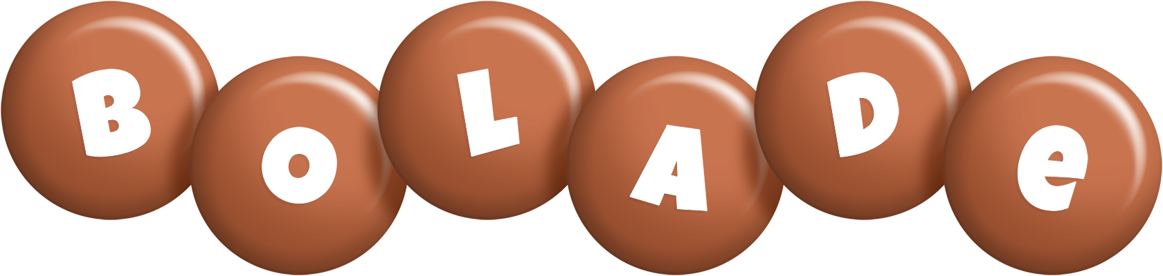 Bolade candy-brown logo