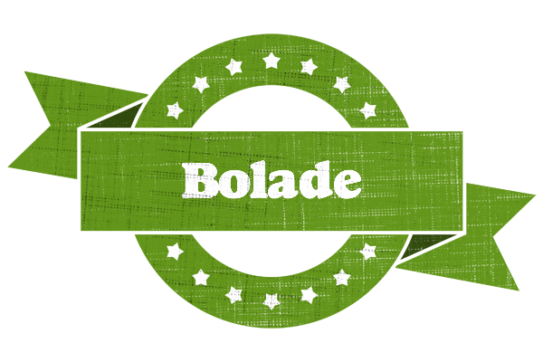 Bolade natural logo