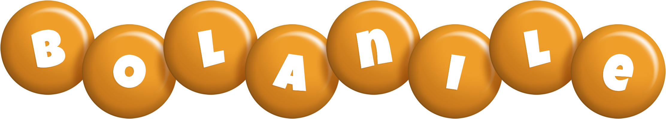 Bolanile candy-orange logo
