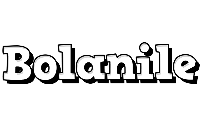 Bolanile snowing logo