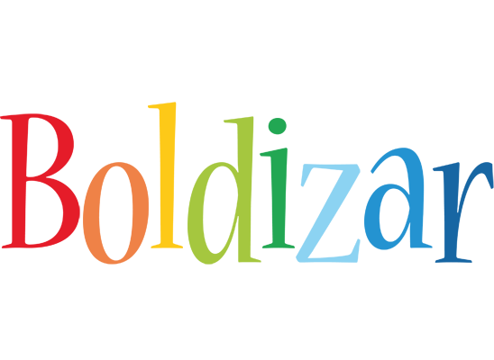 Boldizar birthday logo