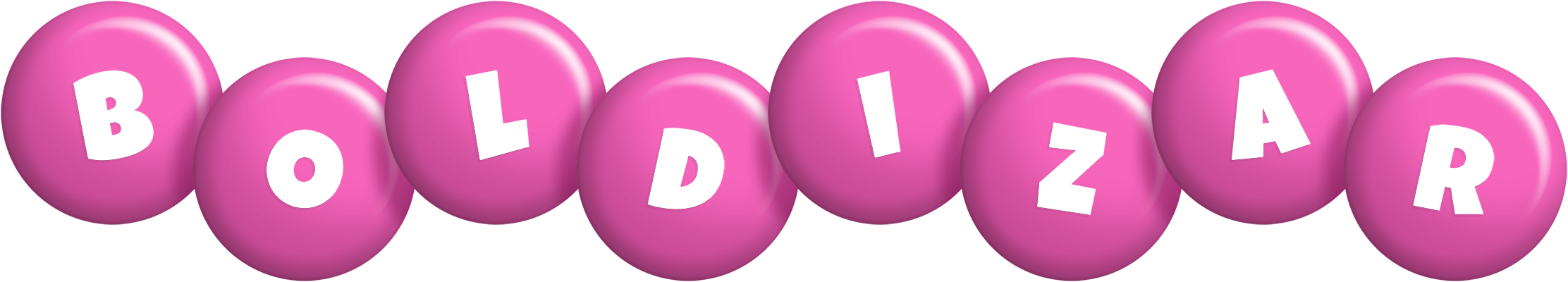 Boldizar candy-pink logo
