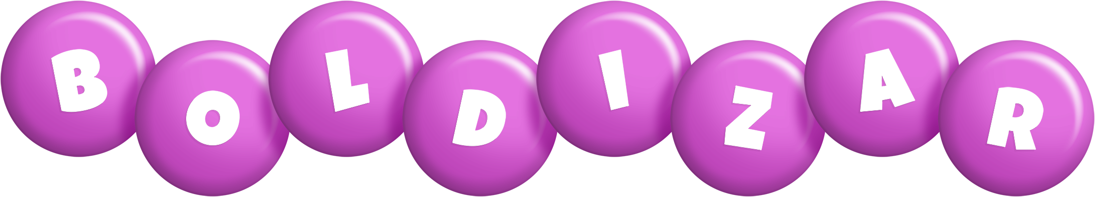 Boldizar candy-purple logo