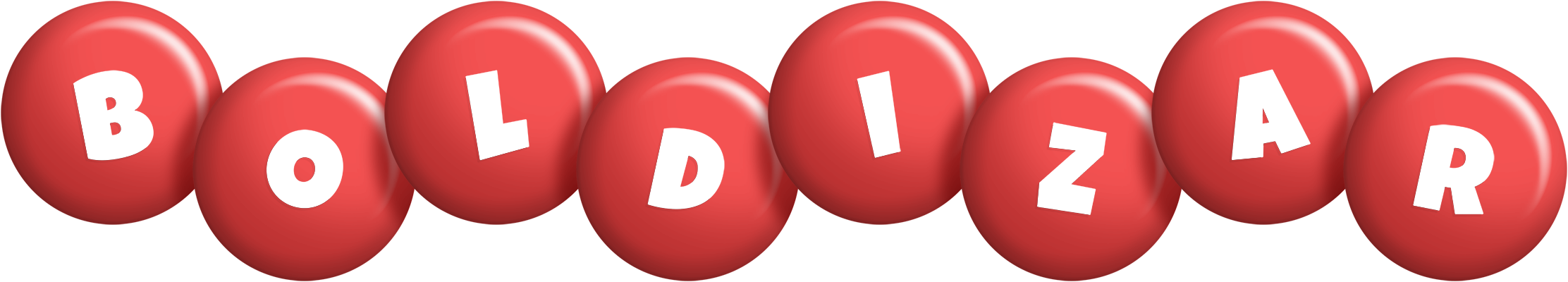 Boldizar candy-red logo