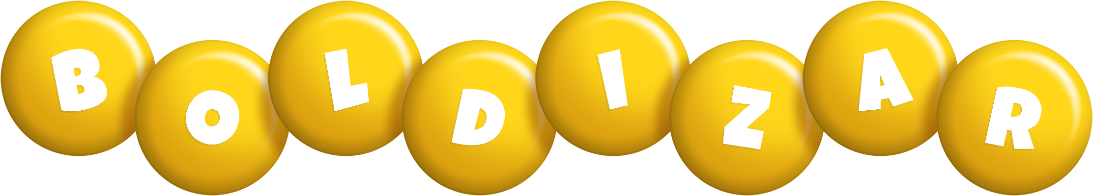 Boldizar candy-yellow logo
