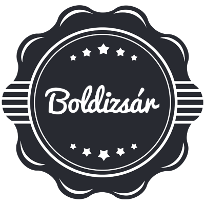 Boldizsár badge logo