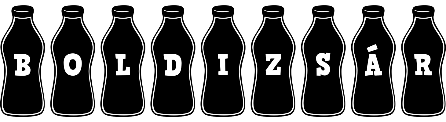 Boldizsár bottle logo