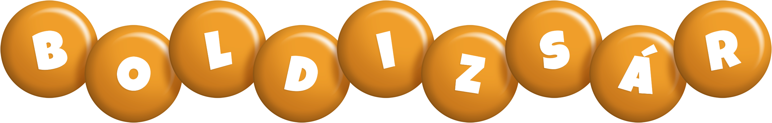 Boldizsár candy-orange logo