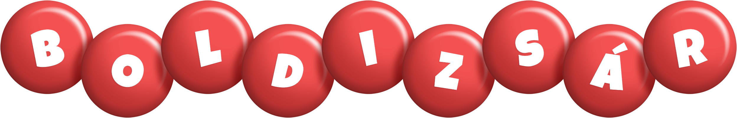 Boldizsár candy-red logo