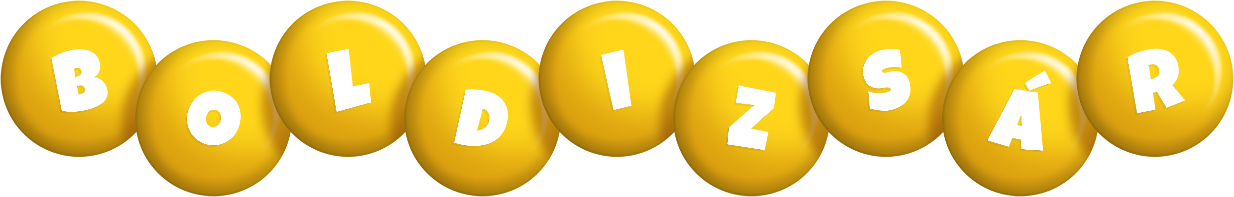 Boldizsár candy-yellow logo