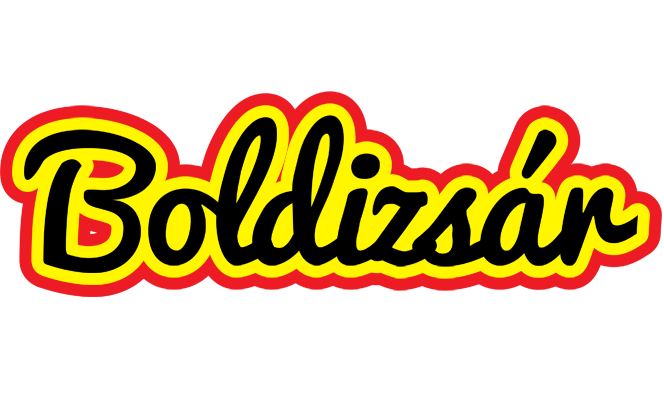 Boldizsár flaming logo