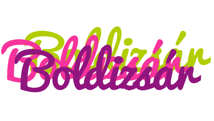 Boldizsár flowers logo