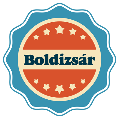 Boldizsár labels logo