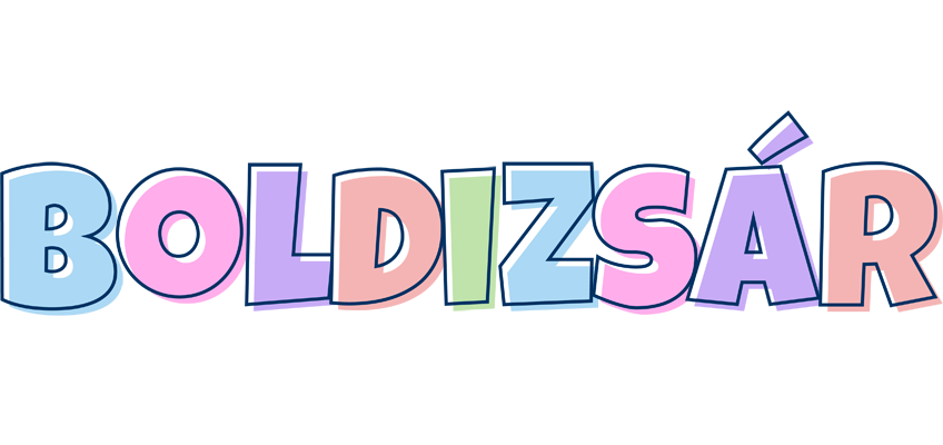 Boldizsár pastel logo