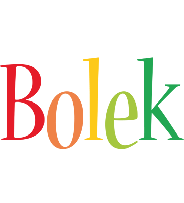 Bolek birthday logo