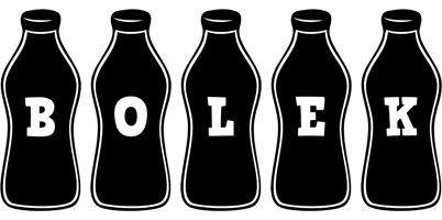 Bolek bottle logo