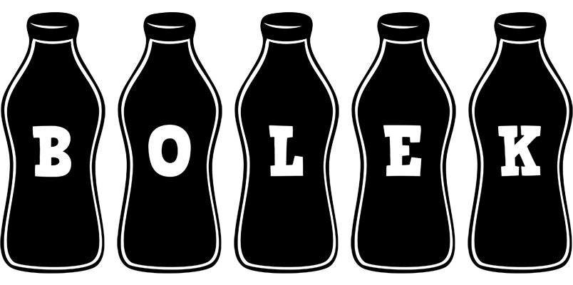 Bolek bottle logo
