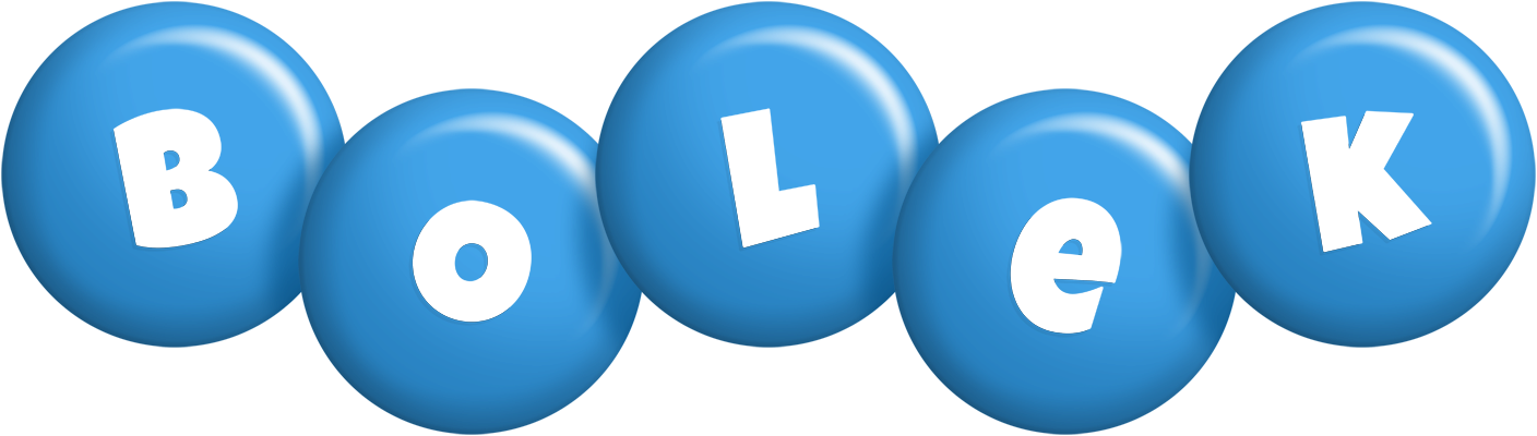 Bolek candy-blue logo
