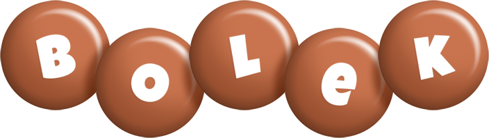 Bolek candy-brown logo