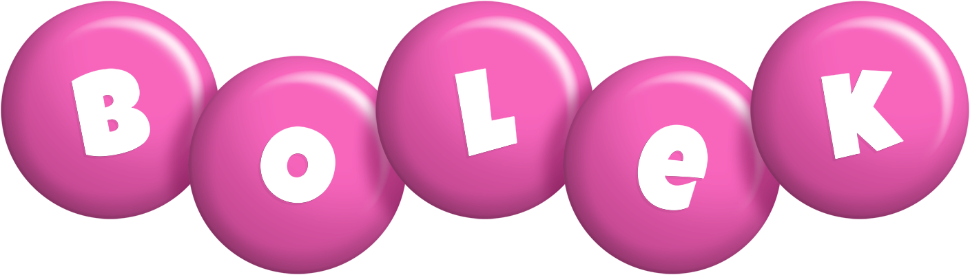 Bolek candy-pink logo
