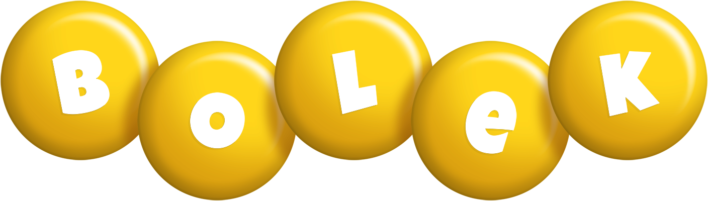 Bolek candy-yellow logo