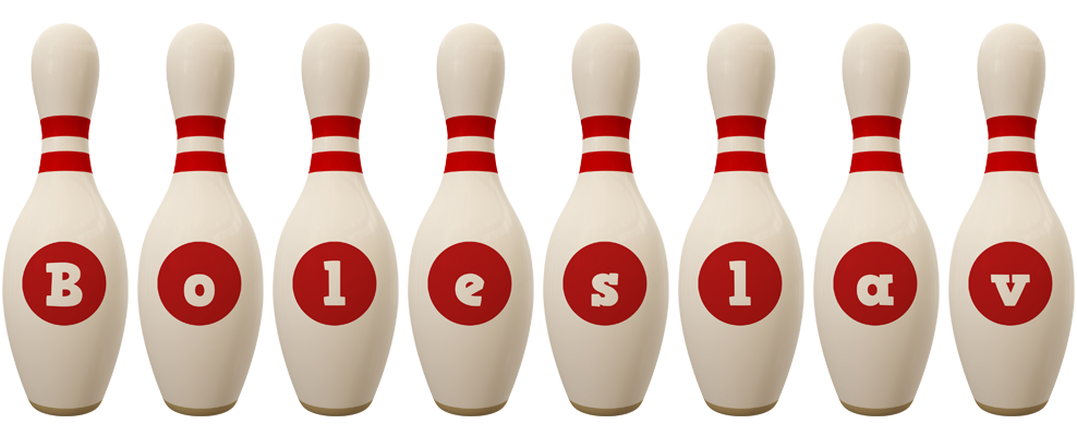 Boleslav bowling-pin logo