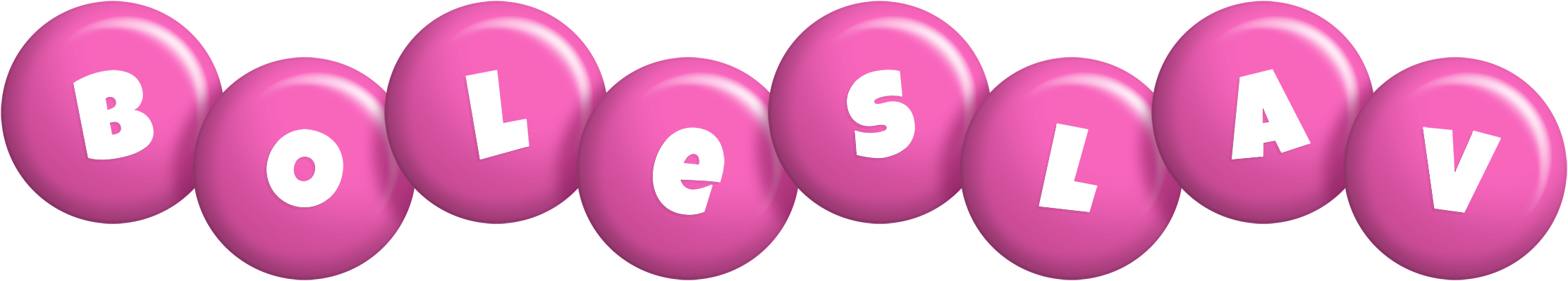 Boleslav candy-pink logo