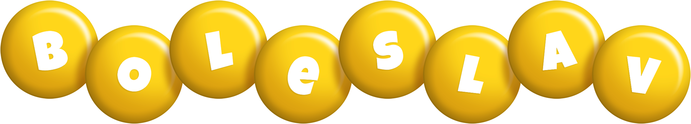 Boleslav candy-yellow logo