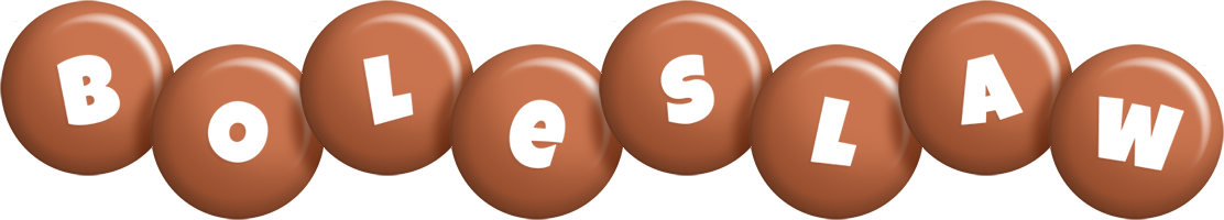 Boleslaw candy-brown logo