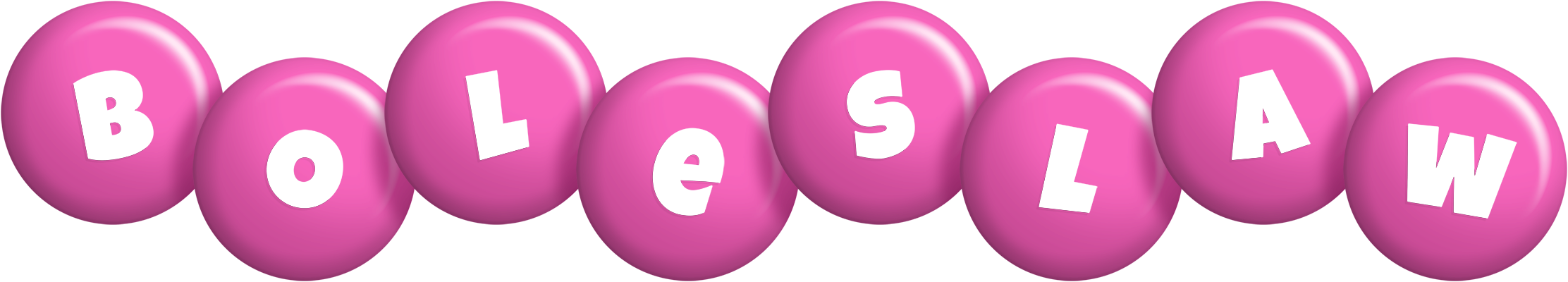 Boleslaw candy-pink logo