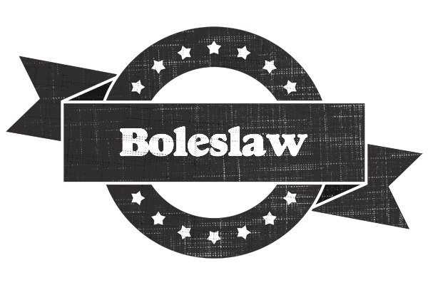 Boleslaw grunge logo