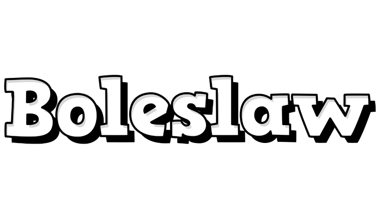 Boleslaw snowing logo