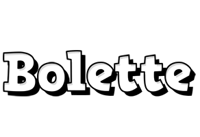 Bolette snowing logo