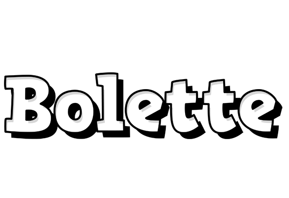 Bolette snowing logo