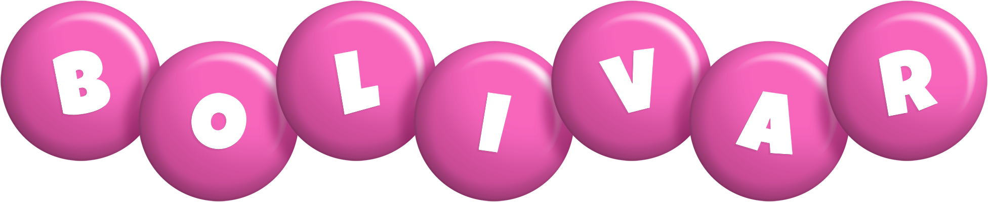 Bolivar candy-pink logo