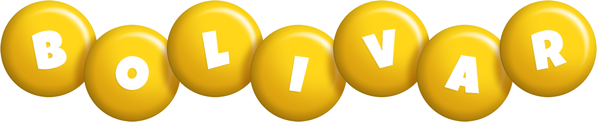 Bolivar candy-yellow logo
