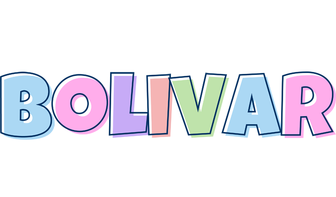 Bolivar pastel logo