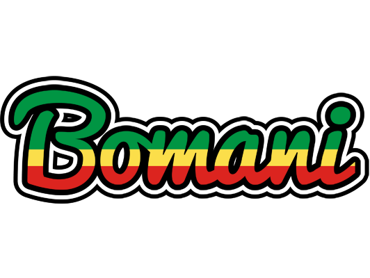Bomani african logo