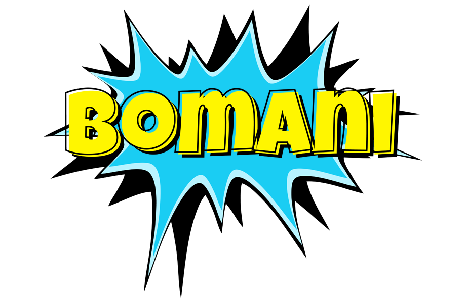 Bomani amazing logo