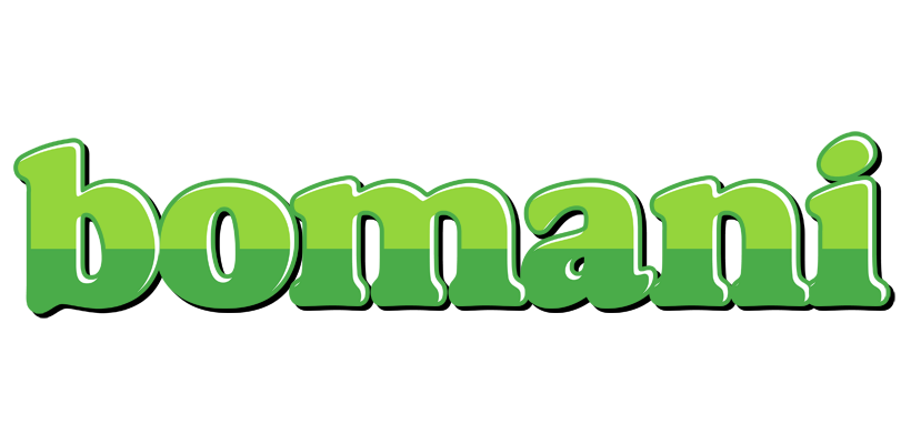 Bomani apple logo