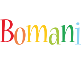 Bomani birthday logo