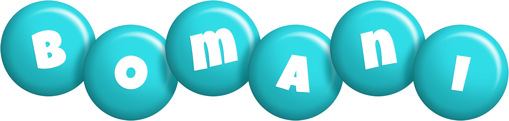 Bomani candy-azur logo