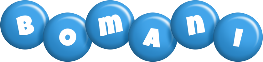 Bomani candy-blue logo