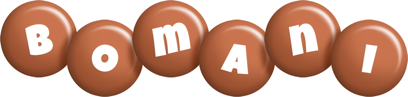 Bomani candy-brown logo