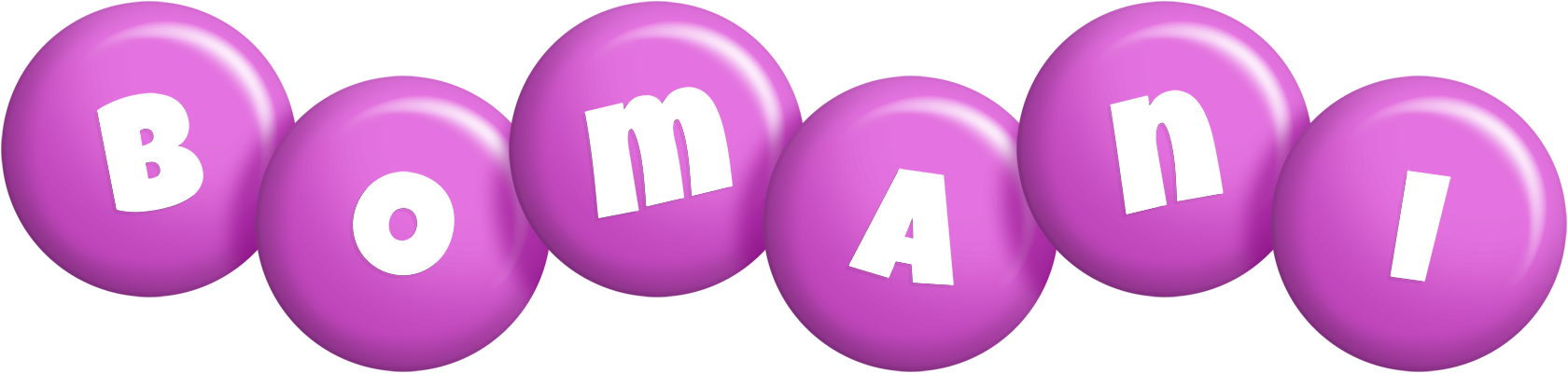 Bomani candy-purple logo