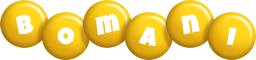 Bomani candy-yellow logo